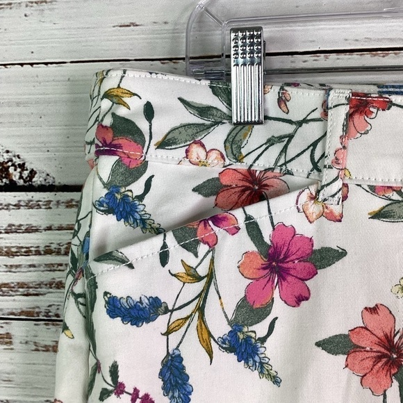 ST JHON’S BAY‎ PLUS SIZE 14 BOTANICAL FLORAL CAPRI PANTS SPRING EASTER SUMMER - Picture 8 of 13